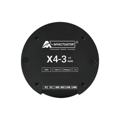 MyActuator RMD-X4 1:6 Micro BLDC Motor 24V High-Speed 600RPM with CAN BUS & Absolute Encoder – High Precision Lightweight Smart Motor