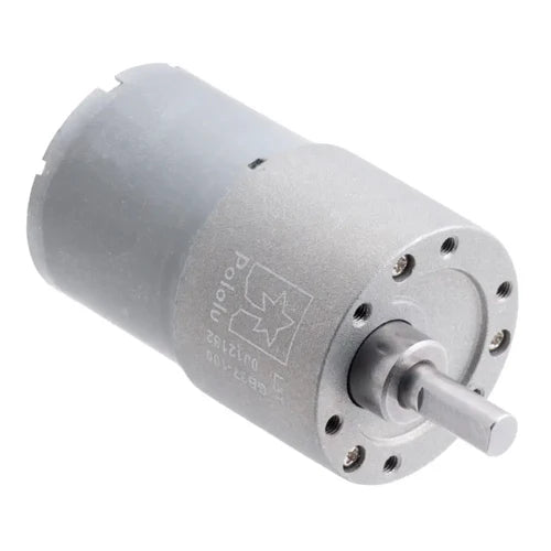 Pololu 100:1 Metal Gearmotor 37Dx57L mm 12V (Helical Pinion) – High Torque Brushed DC Gearmotor