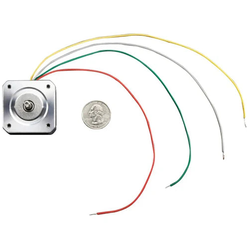 12V 350mA 28oz-in NEMA-17 Bipolar Stepper Motor – 1.8° Step, 4-Wire High Precision
