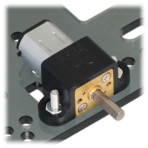 12V Pololu 150:1 Micro Metal Gearmotor with Extended Motor Shaft – High Torque DC Motor