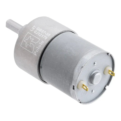 Pololu 30:1 Metal Gearmotor 37Dx52L mm 12V with Helical Pinion – High Torque Brushed DC Motor