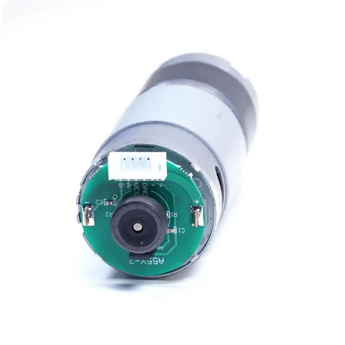 36mm 12V 170RPM Brushed DC Gear Motor with Encoder (1:51) – High Torque Metal Planetary Gear