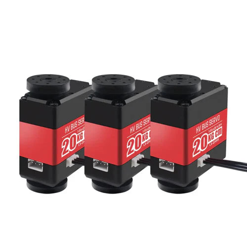 Hiwonder LX-224HV Three Connector Bus High Voltage Digital Servo – 20kg·cm Torque, 11.1V, Metal Gear, Serial Bus Control