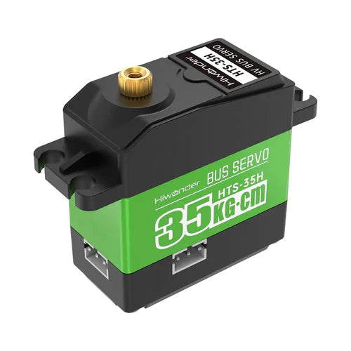 Hiwonder HTS 35H High Voltage Serial Bus Servo – 35KG Torque, All-Metal Gears, Data Feedback, Compatible with Robots, RC Arms, and Bionic Applications