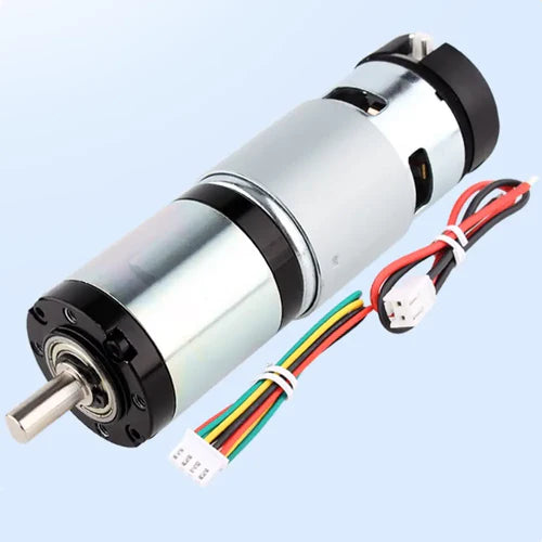 42mm High Torque 24V Planetary Gear Motor with Encoder – 165 RPM, Brushed DC, Heavy Duty