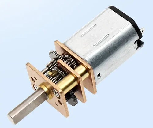 1000:1 Micro Metal Gearmotor HP – 6V 32RPM High Torque DC Gear Motor with Carbon Brush, D-Shaped Shaft