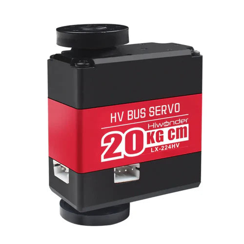 Hiwonder LX-224HV Three Connector Bus High Voltage Digital Servo – 20kg·cm Torque, 11.1V, Metal Gear, Serial Bus Control