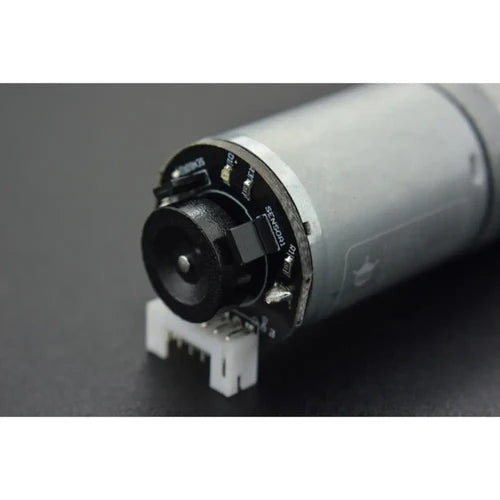 6V DC Motor 10kg-cm 210RPM Metal Geared Motor with Encoder – High Torque, 34:1 Gear Ratio