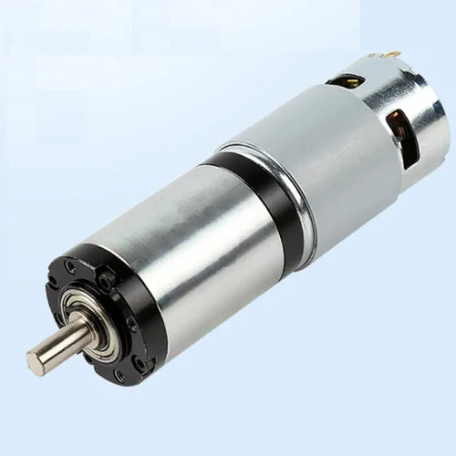 42mm DC Planetary Gear Motor 12V 1100 RPM | High Torque Inline Gear Motor