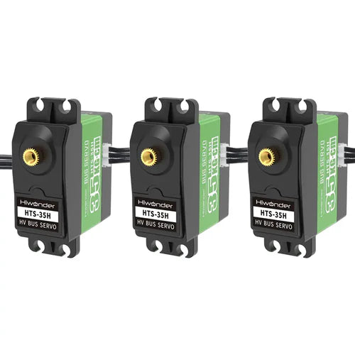 Hiwonder HTS 35H High Voltage Serial Bus Servo – 35KG Torque, All-Metal Gears, Data Feedback, Compatible with Robots, RC Arms, and Bionic Applications