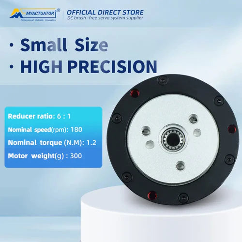 MyActuator RMD-X4 1:6 Micro BLDC Motor 24V High-Speed 600RPM with CAN BUS & Absolute Encoder – High Precision Lightweight Smart Motor