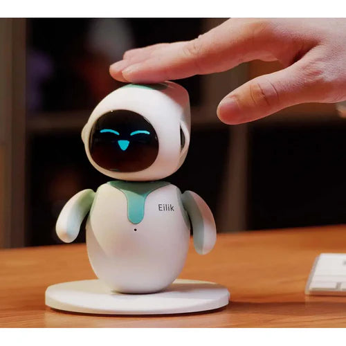 Eilik Little Companion Bot (Blue) – 1.54" OLED, Emotional AI, Touch Reactive, USB-C, Ages 16+