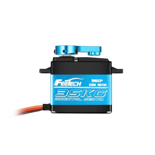FeeTech FT6335M 360° Digital Servo 7.4V 35kg/cm – High Torque Full Rotation Servo with Steel Gears