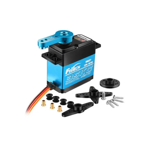 FeeTech FT6335M 360° Digital Servo 7.4V 35kg/cm – High Torque Full Rotation Servo with Steel Gears