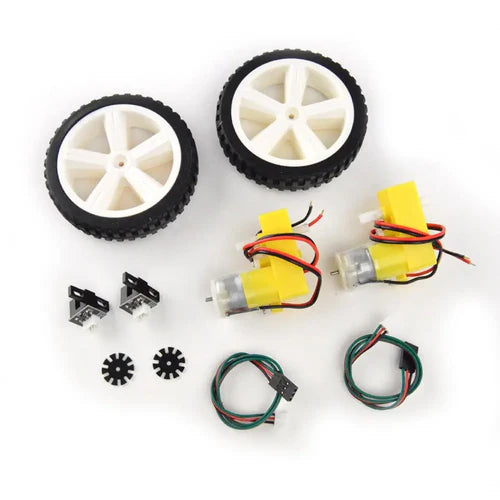 Gravity Propulsion Kit (Wheels / Encoder / Motors) – Complete DC Motor, Wheel & Encoder Bundle for Robotics Projects