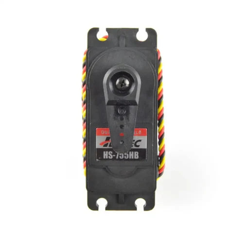 Hitec HS-755HB Giant Scale Servo Motor – High Torque Karbonite Gear Servo, 13.2 Kg-cm, Durable RC Servo