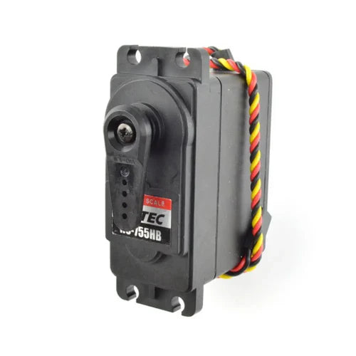 Hitec HS-755HB Giant Scale Servo Motor – Karbonite Gears, 13.2 kg-cm Torque, 0.23 sec/60°, Heavy-Duty Performance for Large-Scale RC Models