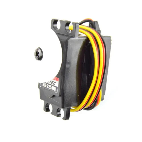 HS-225MG High Performance Mini Servo – 3-Pole Motor, Top Ball Bearing, High Torque 4.8V/6.0V, Lightweight Precision RC Servo