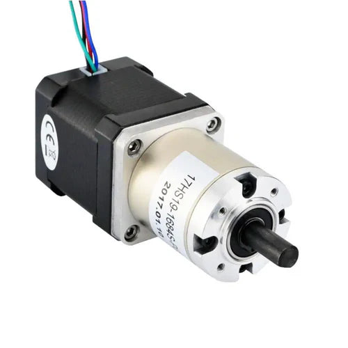 Nema 17 Bipolar Stepper Motor with 51:1 Planetary Gearbox – High Torque 566 oz-in, 2.8V, 1.68A