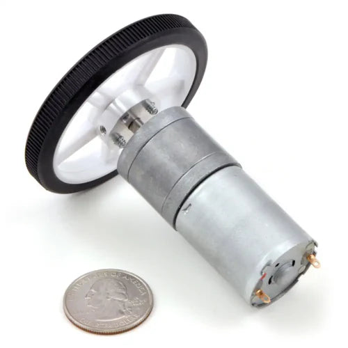 Pololu 12V 75:1 Metal Gearmotor HP with 48 CPR Encoder | High Torque Precision DC Motor for Robotics