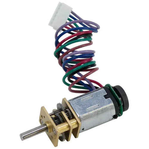 Premium N20 Gear Motor 298:1 Ratio, 90 RPM, Brushed DC Motor w/ Magnetic Encoder