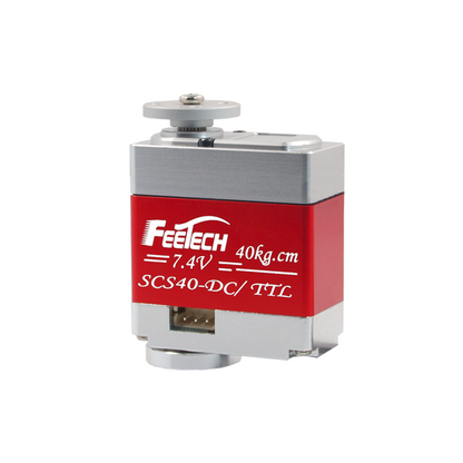 FEETECH SCS40-DS 40KG Dual Shaft Bus Servo Full Metal Hollow Cup Robot Servo
