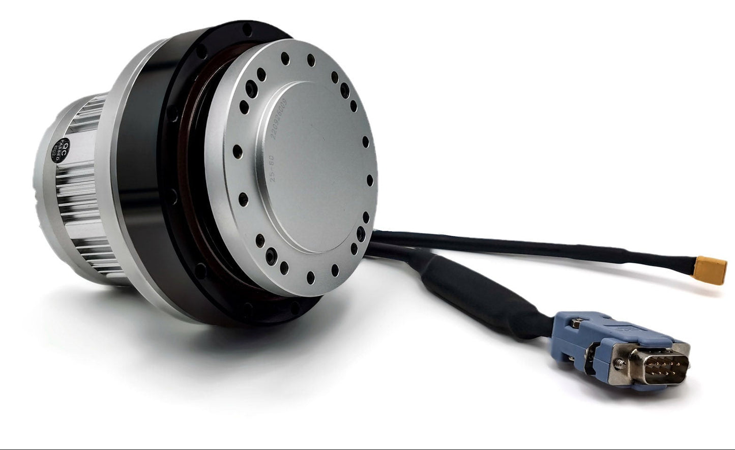 100W Integrated Servo Motor Joint for Robot Arm | 36V DC | RS485 / CANopen | Harmonic Drive | Absolute Encoder