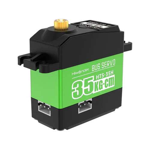 Hiwonder HTS 35H High Voltage Serial Bus Servo – 35KG Torque, All-Metal Gears, Data Feedback, Compatible with Robots, RC Arms, and Bionic Applications