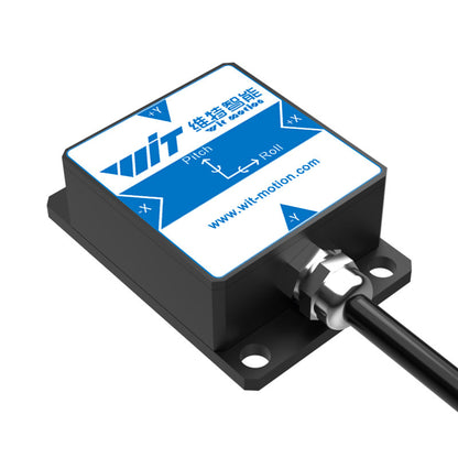 High Precision AGV IMU Sensor HWT601 RS485 Modbus 9-Axis Attitude Sensor ROS Supported IP67