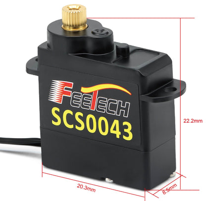 FEETECH 2g / 3.7g / 4.3g / 5g Mini TTL Serial Bus Servo Metal Gear Digital Servo for AI Robots Smart Toys