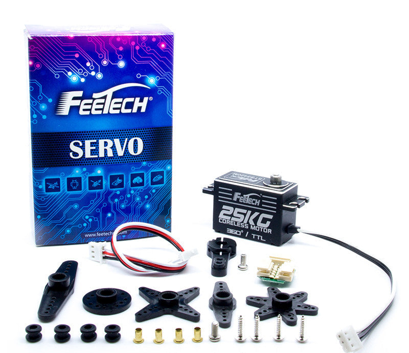 FEEtech STS5420M 25KG 360° Coreless Bus Servo TTL Magnetic Encoder Metal Gear Low Profile