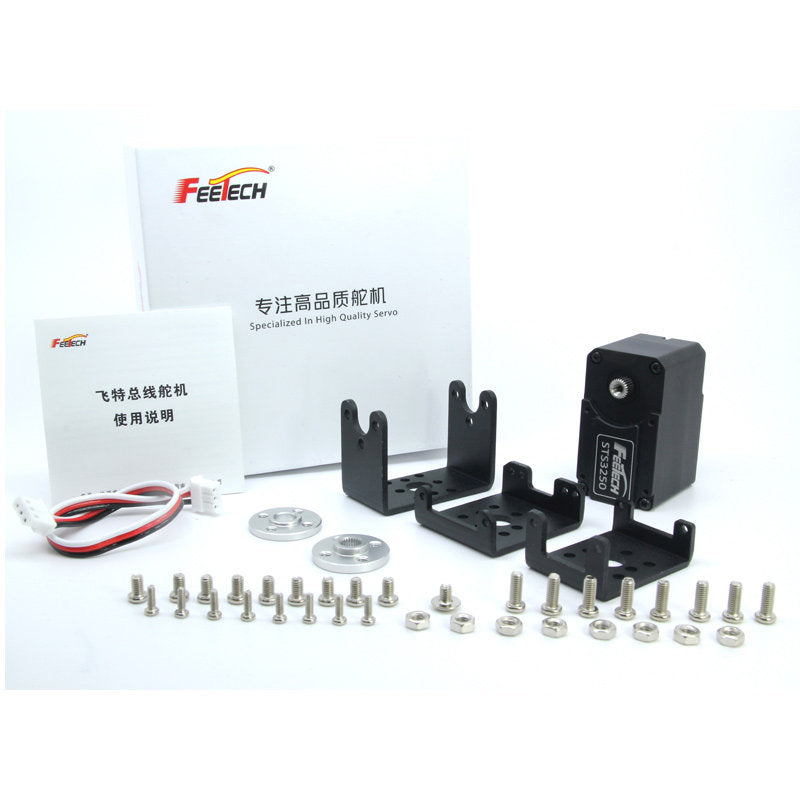 FEETECH STS3250 50KG 360° Dual Shaft Serial Bus Servo 12V Metal Gear Robot Servo