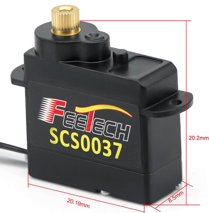 FEETECH 2g / 3.7g / 4.3g / 5g Mini TTL Serial Bus Servo Metal Gear Digital Servo for AI Robots Smart Toys
