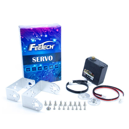 Feetech SCS15 Dual Shaft 15KG Bus Servo 220° Metal Gear Feedback Serial Servo for Robot Arm