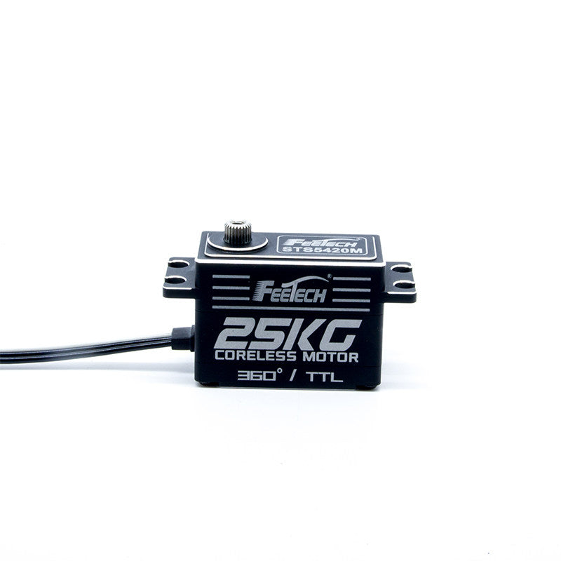 FEEtech STS5420M 25KG 360° Coreless Bus Servo TTL Magnetic Encoder Metal Gear Low Profile