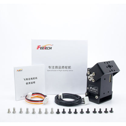 FEETECH SM45BL RS485 Bus Brushless Servo 45KG Steel Gear 360° Dual Shaft High Precision Robot Servo