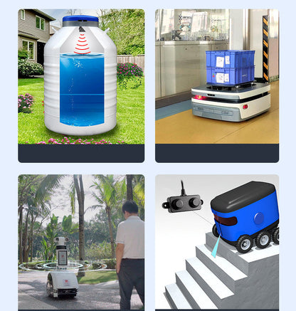 Ultrasonic Waterproof Distance Sensor Module for AGV Robot Obstacle Avoidance (IP67 Split Type)