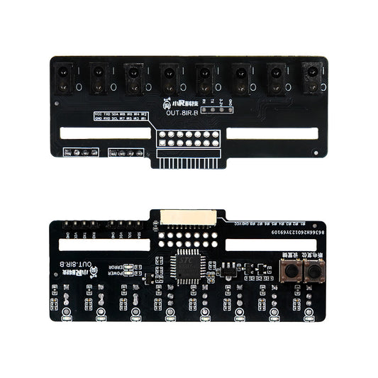 8-Channel IR Line Tracking Sensor Module for Robot Car (Analog & Digital Output, UART/I2C Support)