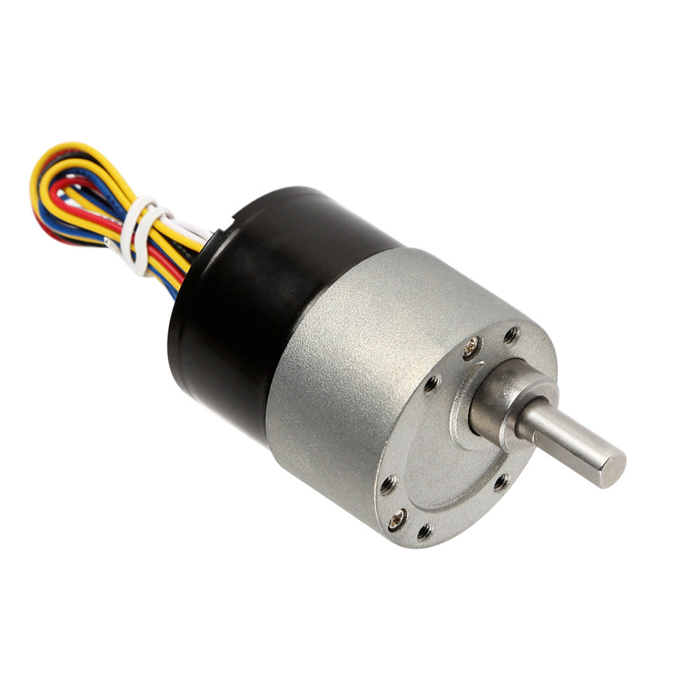 GM37-BLDC3525 Brushless DC Gear Motor 12V 24V High Torque Metal Gear Reduction Motor with PWM Speed Control