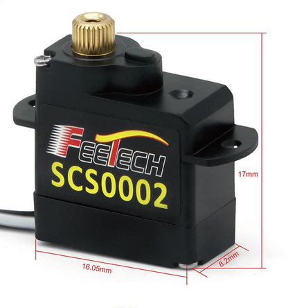 FEETECH 2g / 3.7g / 4.3g / 5g Mini TTL Serial Bus Servo Metal Gear Digital Servo for AI Robots Smart Toys