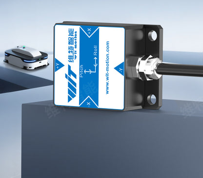 High Precision AGV IMU Sensor HWT601 RS485 Modbus 9-Axis Attitude Sensor ROS Supported IP67