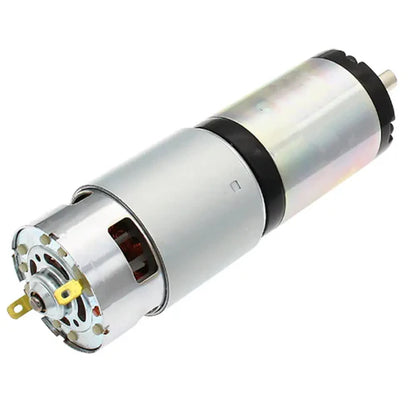 42mm DC Planetary Gear Motor 12V 1100 RPM | High Torque Inline Gear Motor