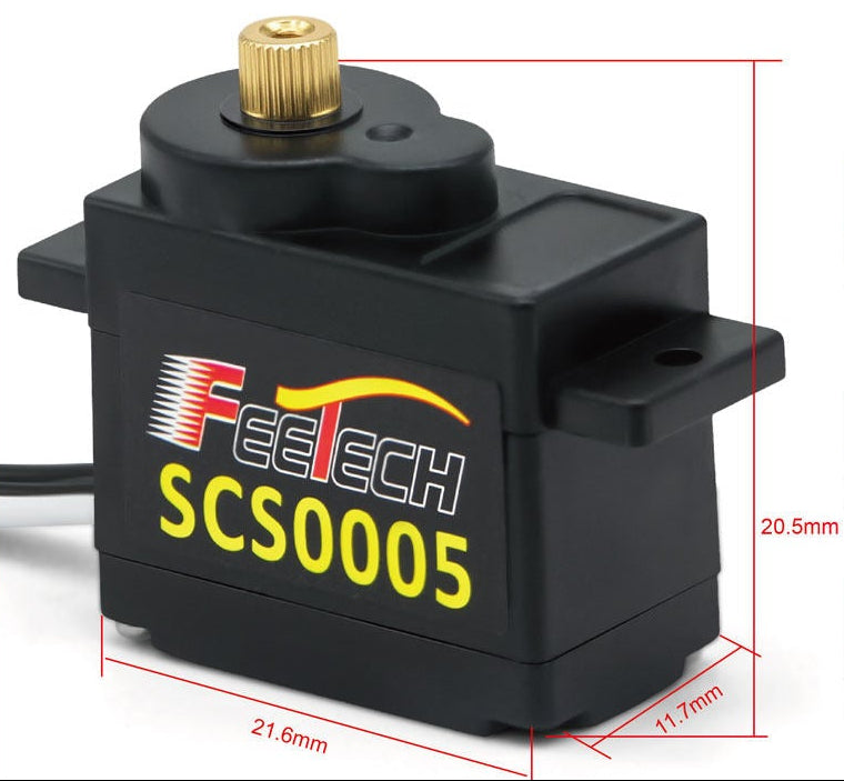 FEETECH 2g / 3.7g / 4.3g / 5g Mini TTL Serial Bus Servo Metal Gear Digital Servo for AI Robots Smart Toys