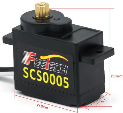 FEETECH 2g / 3.7g / 4.3g / 5g Mini TTL Serial Bus Servo Metal Gear Digital Servo for AI Robots Smart Toys