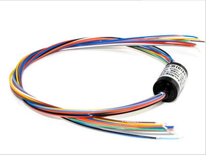 12 Channel 2A Slip Ring 12.5mm Capsule Conductive Rotary Joint for Gimbal & Robotics