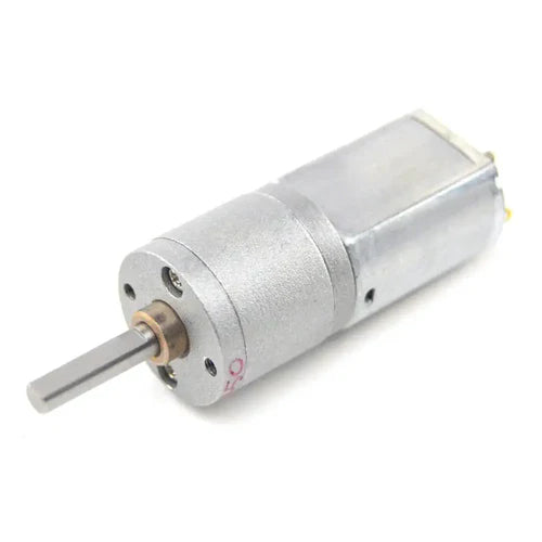 125:1 Metal Gearmotor 20Dx44L 6V CB with Extended Shaft – High Torque Mini DC Motor