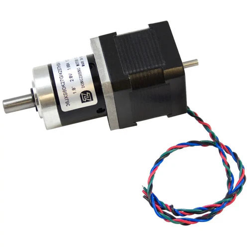 12V 1.7A NEMA-17 Geared Bipolar Stepper Motor with Planetary Gearbox – 416 oz-in High Torque, 0.067° Step Angle