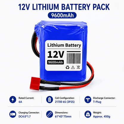 12V  Li-ion Battery Pack for ROS Robots & Smart Robot Cars
