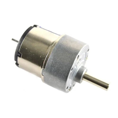 Lynxmotion 12VDC 200RPM GHM-16 DC Gearmotor with Rear Shaft – High Torque Robotics Motor Compatible with Quadrature Encoders