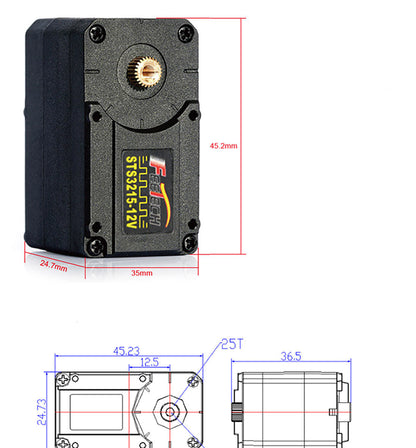 FEETECH ST3215 Magnetic Encoder 360° TTL Serial Bus Servo for SO-100 / SO-101 / OpenDuck Robots